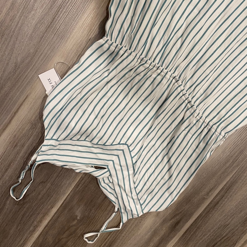 NWT Skies are Blue Stripped Jumpsuit